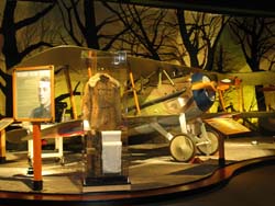One of many displays in the Museum of Flight