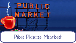 The Pike Place Market button