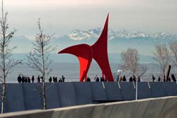 The Eagle sculpture at Olympic Sculpture Park